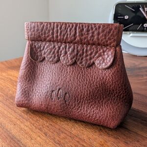 Portland Leather Nutmeg Penny Pouch BNNU